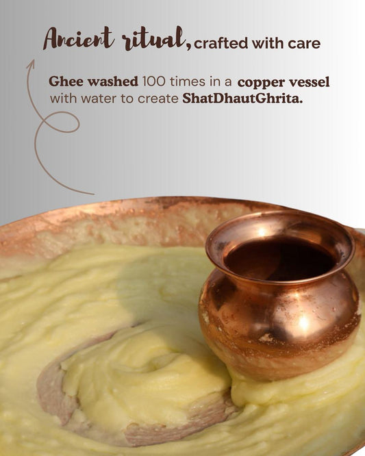 Shat Dhauta Ghrita: The Ancient Ayurvedic Secret Behind Deep Skin Healing